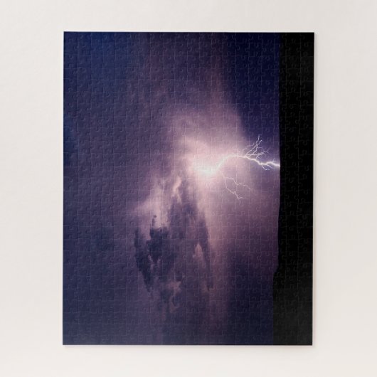 Blitzschlag-Foto Puzzle (Vertikal)