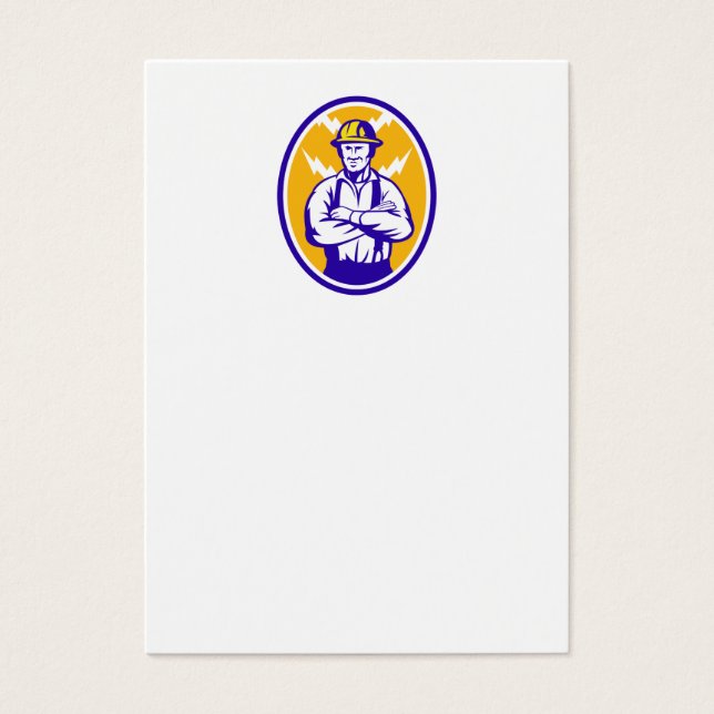 Blitzschlag für Elektrobauarbeiter (Vorderseite)