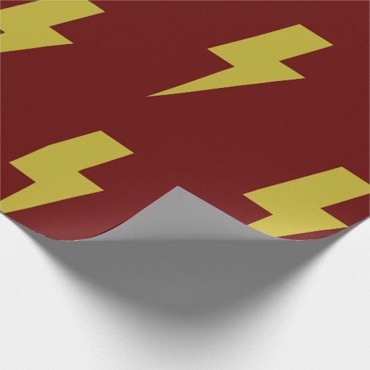 Blitzschlag Geschenkpapier (Ecke)