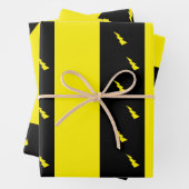 Blitzschlag Geschenkpapier Set (Beispiel)