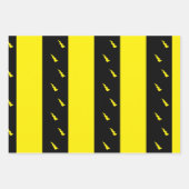 Blitzschlag Geschenkpapier Set (Vorderseite)