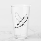 Blitzschlag Glas (Rückseite)