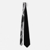 Blitzschlag - Grauer Neck Tie Krawatte (Rückseite)