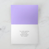 Blitzschlag Humorisch Behaltend in Touch Karte (Innenseite)