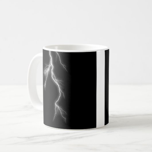 Blitzschlag Kaffeetasse (Vorderseite Links)