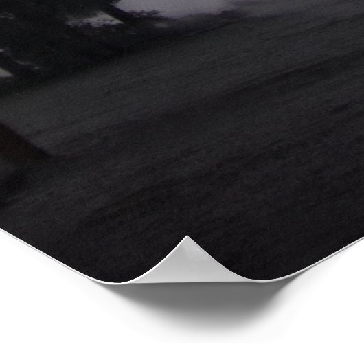 Blitzschlag - Kunstfotografie Poster (Ecke)