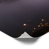 Blitzschlag Poster (Ecke)