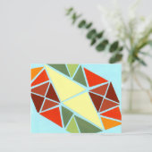 Blitzschlag Postkarte (Stehend Vorderseite)