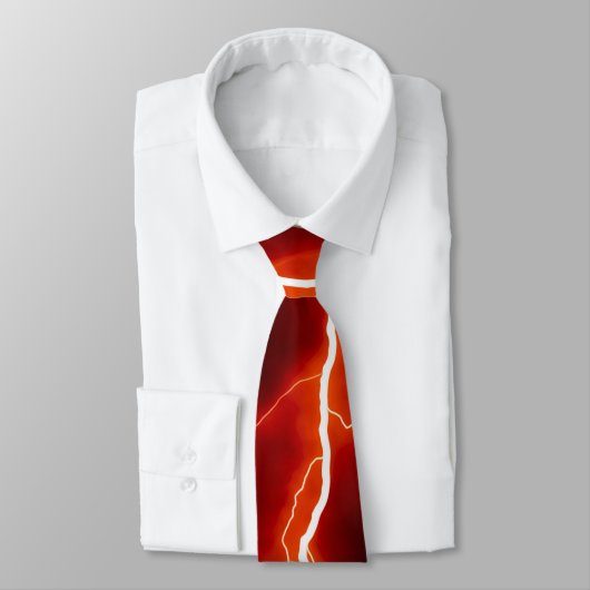 Blitzschlag - Rot Krawatte (Gebunden)