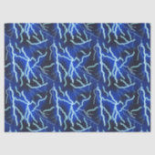 Blitzschlag-Strom-Gewitter-Nacht-Himmel Seidenpapier (Vorderseite)