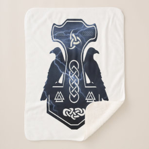 Blitzschlag Thors Hammer Sherpadecke