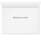 Blitzschlag über Chicago River Danke Karte (Innenansicht Horizontal (Unten))