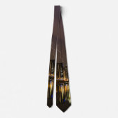 Blitzschlag über Chicago River Neck Tie Krawatte (Rückseite)