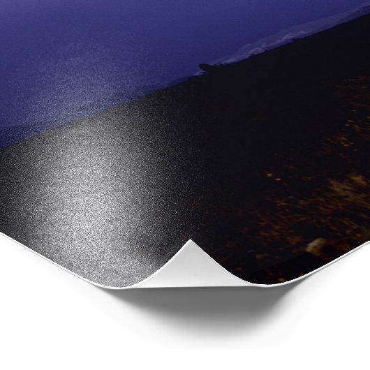 Blitzschlag über Wüste, Big Bend Fotodruck (Ecke)