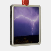 Blitzschlag über Wüste, Big Bend Ornament Aus Metall (Rechts)