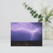 Blitzschlag über Wüste, Big Bend Postkarte (Stehend Vorderseite)