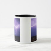 Blitzschlag über Wüste, Big Bend Tasse (Zentrum)