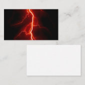 Blitzschlag Visitenkarte (Vorne/Hinten)