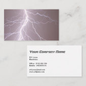 Blitzschlag - Visitenkarten Visitenkarte (Vorne/Hinten)