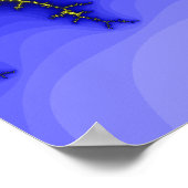 Blitzschlagdruck Poster (Ecke)