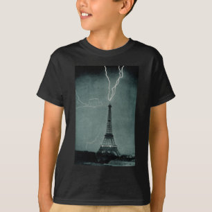 Blitzschläge der Eiffelturm, 1902 T-Shirt