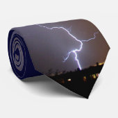 Blitzschläge hinter Zuhause Krawatte (Gerollt)