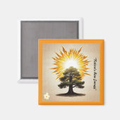 "Blitzschläge" Magnet (Vorderseite/Rückseite)