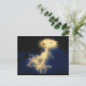 Blitzschläge Postkarte (Stehend Vorderseite)