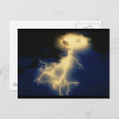 Blitzschläge Postkarte (Vorne/Hinten)