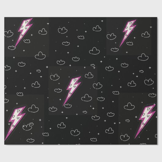 Blitzschlagpapier Geschenkpapier (Flach)