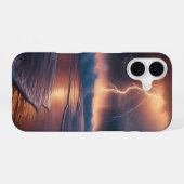 Blitzschlagstrand zwei iPhone 16 hülle (Rückseite (Horizontal))