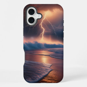 Blitzschlagstrand zwei iPhone 16 plus hülle