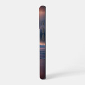 Blitzschlagstrand zwei iPhone hülle (Linke Seite)