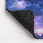 Blitzschlange über der Stadt Mousepad (Ecke)
