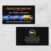 Blitzschnelle Lkw-Transportdienste Visitenkarte (Vorne/Hinten)