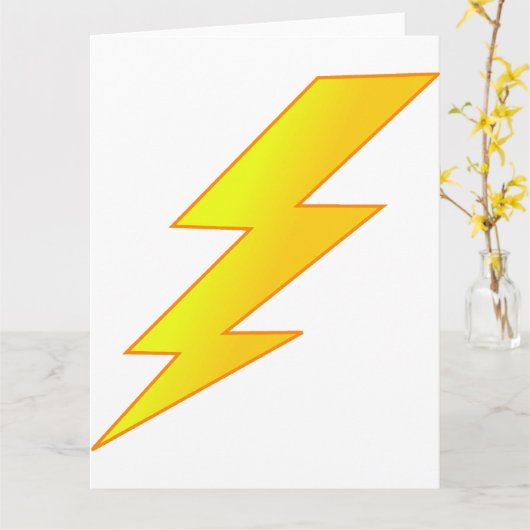 Blitzschraube Karte (Gelbe Blume)