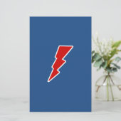 Blitzschrauben Briefpapier (Stehend Vorderseite)
