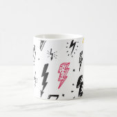 Blitzschrauben, handgezeichnet Doodle-Set. Kaffeetasse (Mittel)