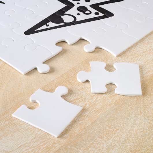 Blitzschrauben, handgezeichnet Doodle-Set. Puzzle (Seite)