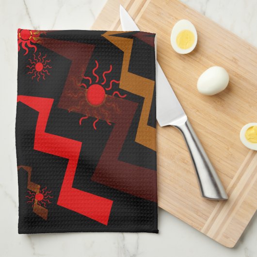 Blitzsonne Geschirrtuch (Viertel Falte)