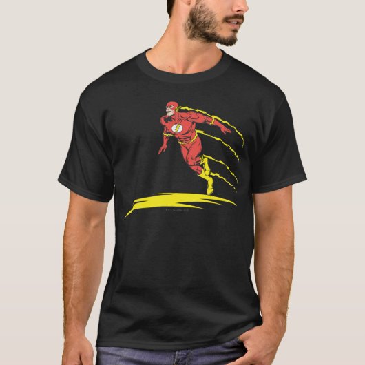 Blitzspringe nach links T-Shirt (Vorderseite)
