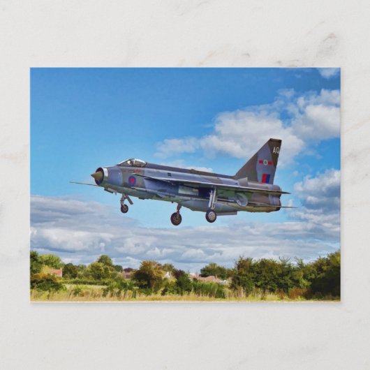 Blitzstrahl Postkarte (Vorderseite)