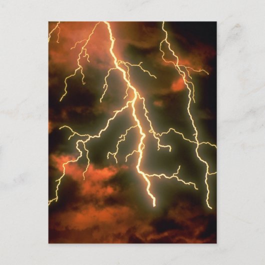 Blitzstruktur Postkarte (Vorderseite)