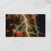 Blitzstruktur Visitenkarte (Rückseite)