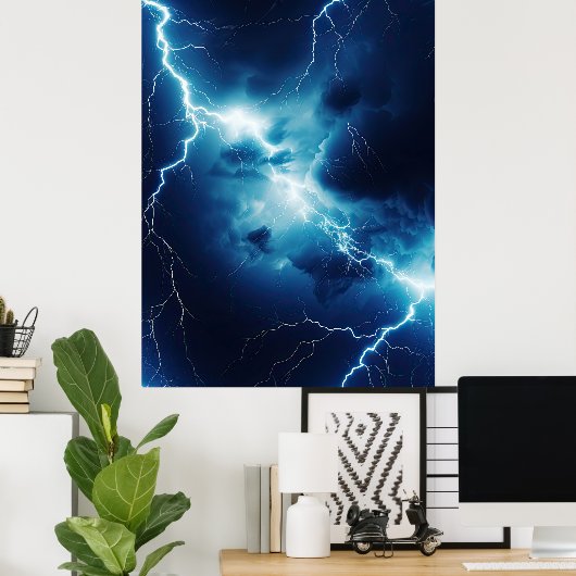 Blitzstürm Poster (Heimbüro)