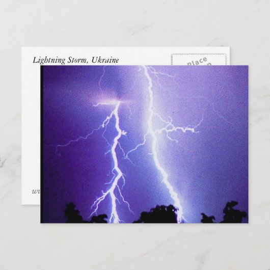Blitzstürm Postkarte (Vorne/Hinten)