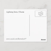 Blitzstürm Postkarte (Rückseite)