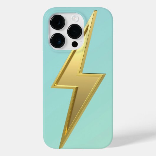 Blitzsymbol Case-Mate iPhone Hülle (Rückseite)