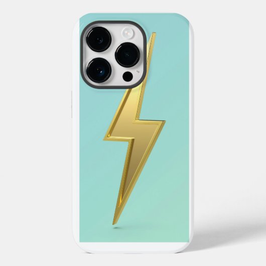 Blitzsymbol Case-Mate iPhone Hülle (Rückseite)