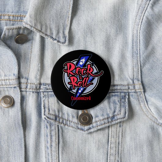Blitztaste Rock & Roll Button (Beispiel)